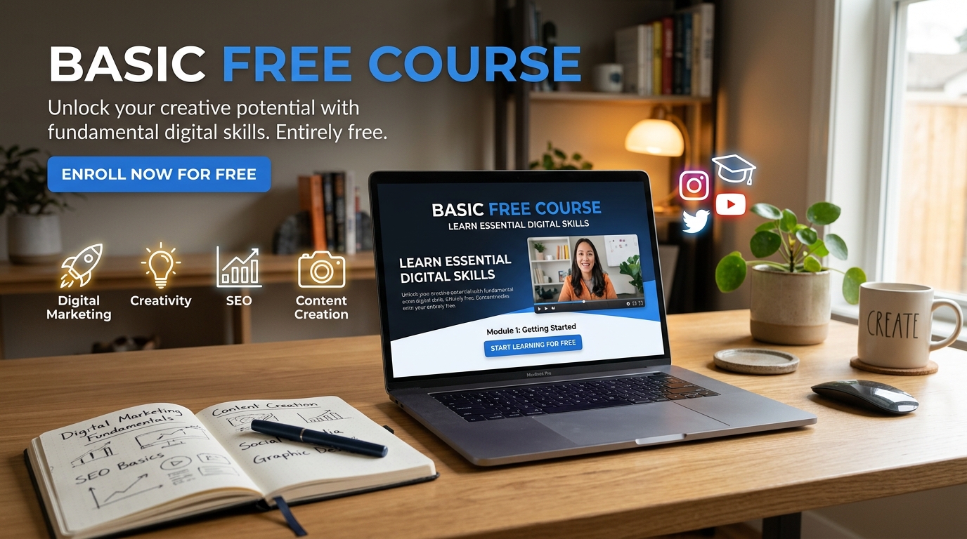 Basic Course: Digital Creation & Freelancing Fundamentals (Free Edition)